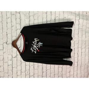 Secret Treasure Women's Black Long Sleeve Top Size L/G (12-14)‎